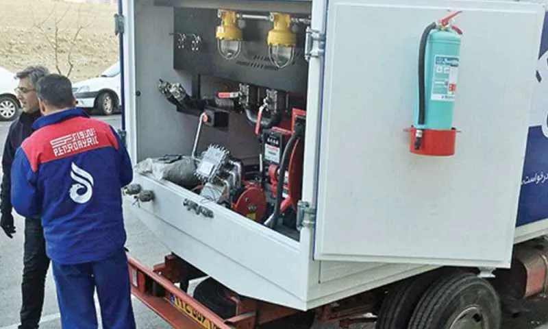 امداد بنزین بوئین زهرا - ارسال سوخت به محل